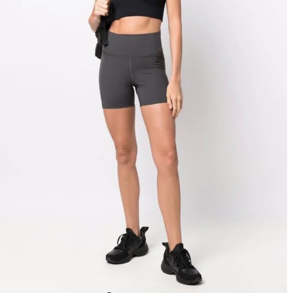 Girlfriend Collective Biker Shorts in Gray